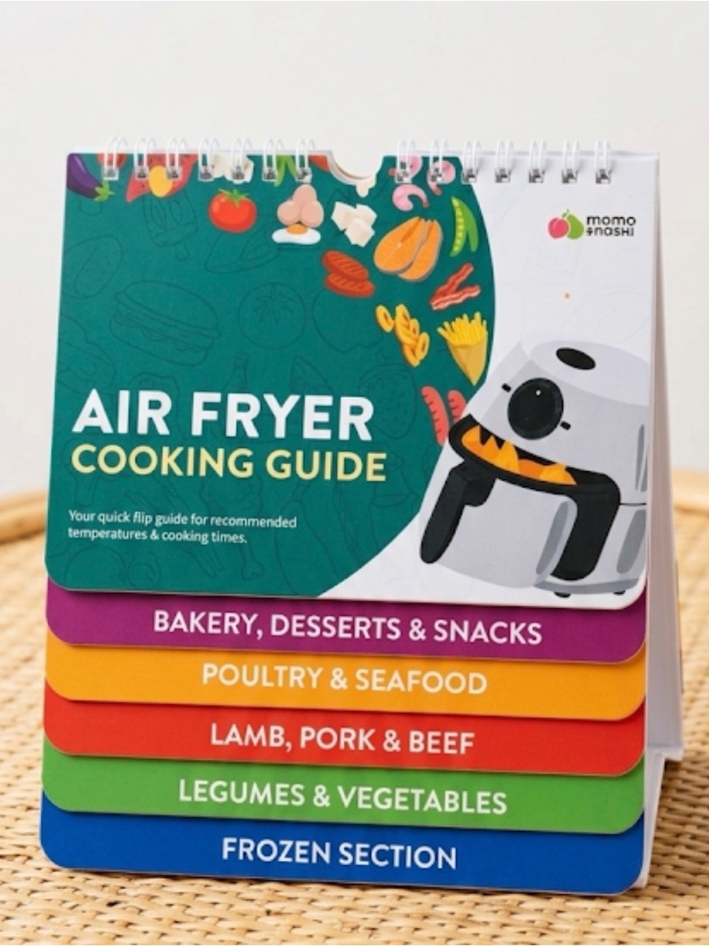 New momo and mashi air fryer cooking guide magnetic